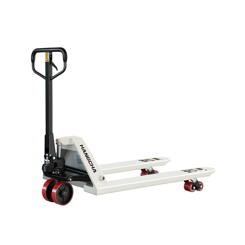 Trak Pallet Manual 2.5 Tan Dengan Roda Pu Berganda - Hangcha